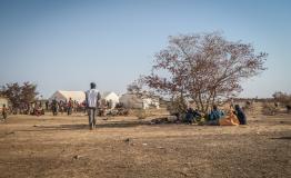 Outside view of the Barsalogho IDP camp, January 2019 ©MSF/Caroline Frechard