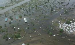 Flooded areas around Pibor. [Photo: Léo Martine/MSF]