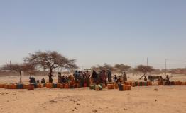 Water distribution site in Djibo, Burkina Faso