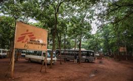 Entrance of MSF hospital in Nduta refugee camp