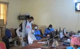 MSF is supporting the Ministry of Health through a call center and mobile teams in Niamey