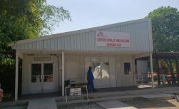 COVID-19 treatment center at the Grands Brûlés hospital © Lunos Saint Brave/MSF