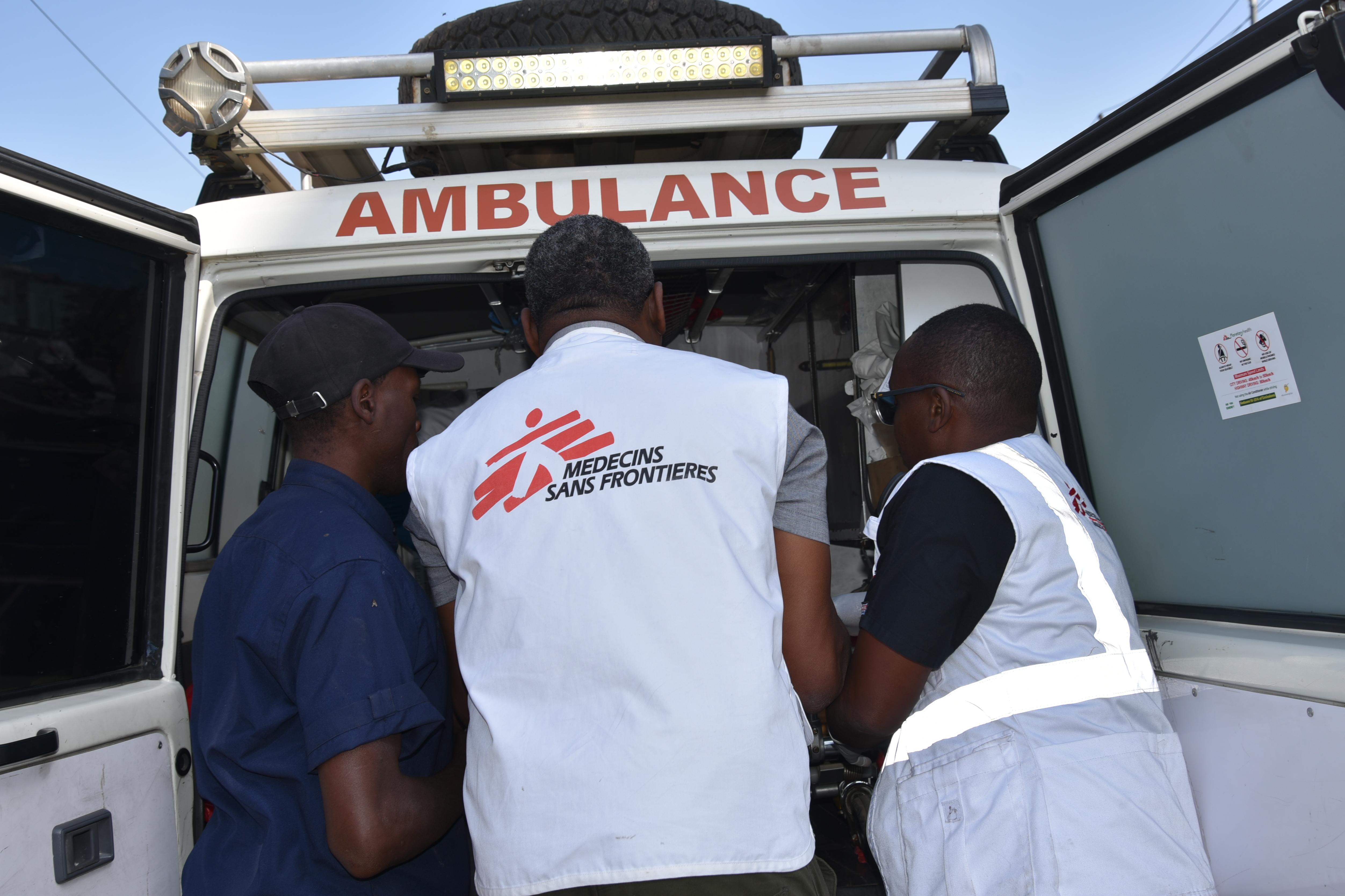 MSF ambulance