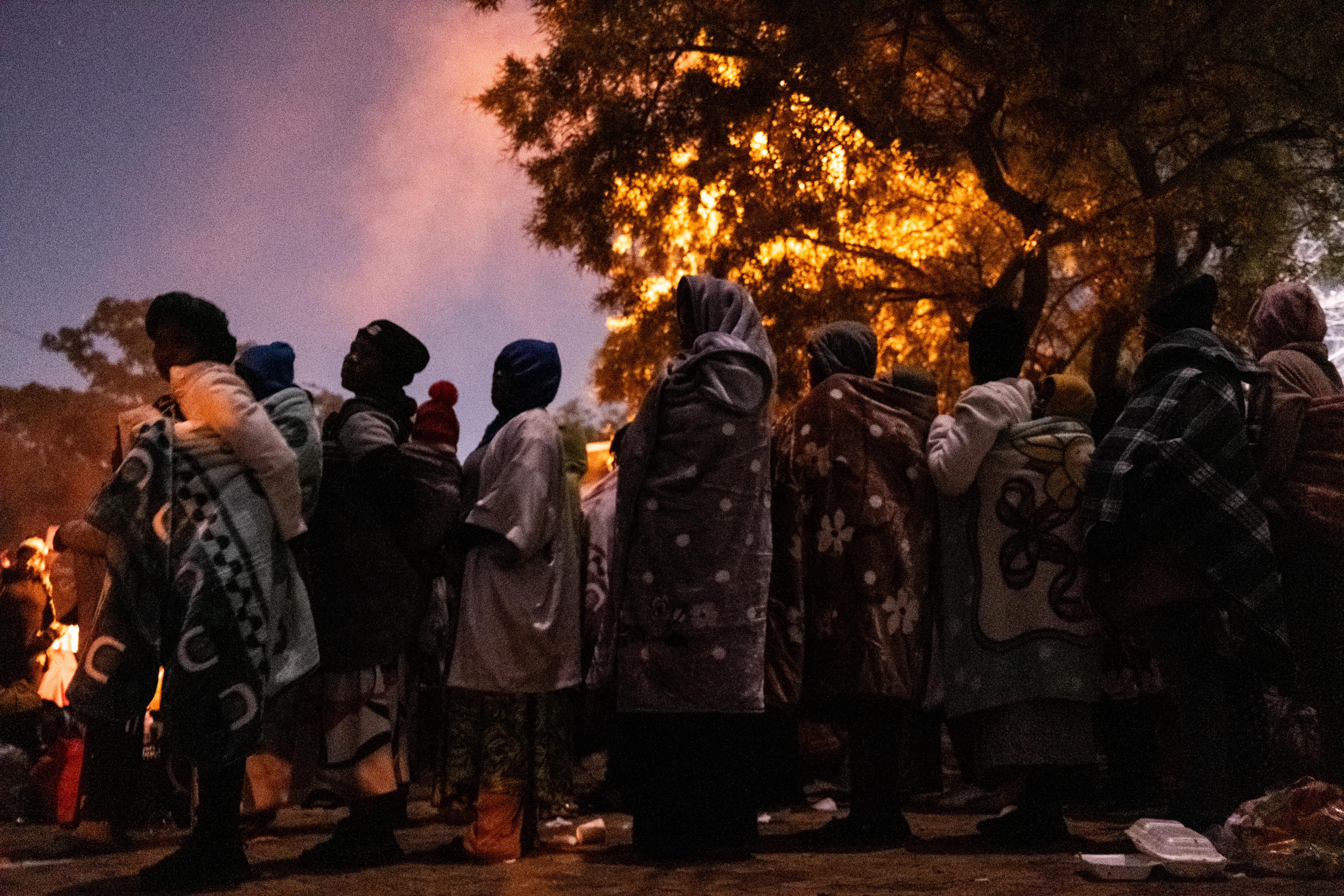 Tens of thousands of people fled their homes on June 30 due to anti-migrant protests and violence in South Africa, to seek refuge in parks, churches and consulates