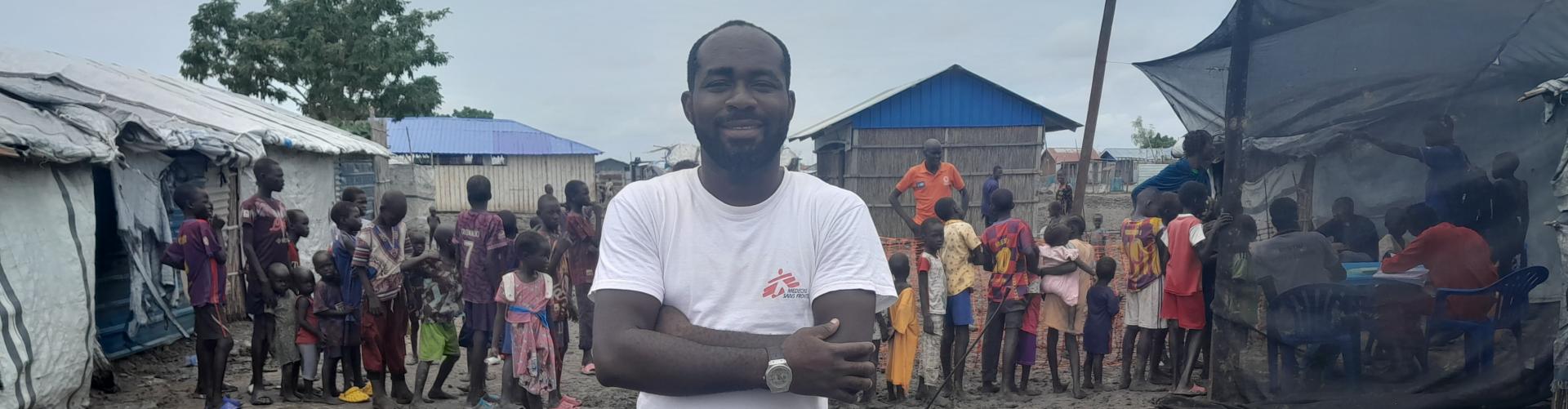 John Asema is MSF community engagement and health promotion manager in Bentiu IDP Camp