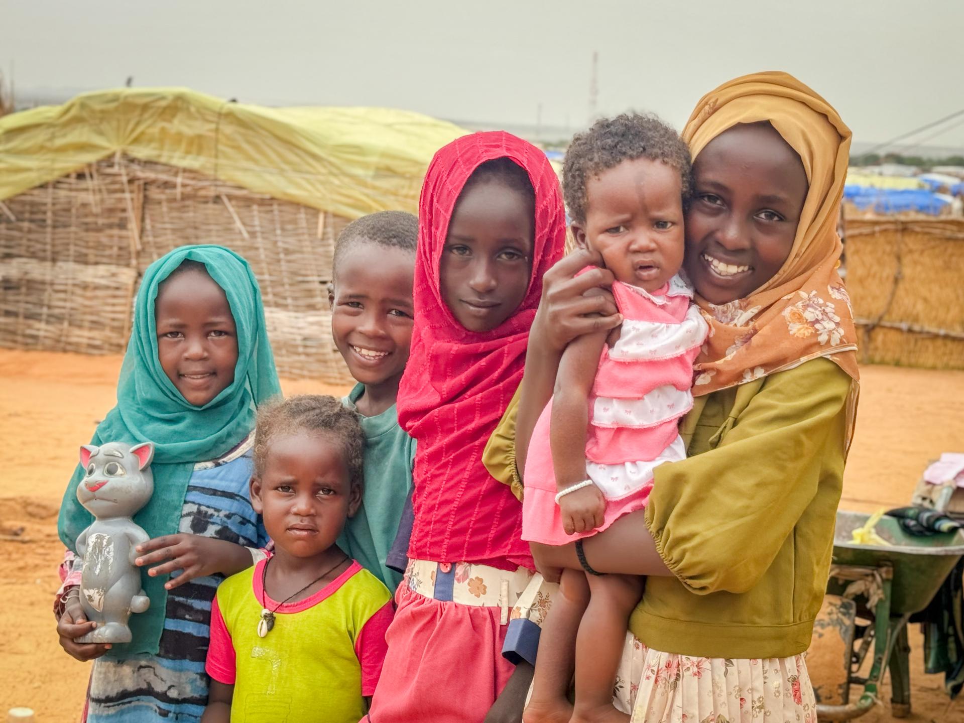 Sudanese Children in Adré Transit Camp Open Their Hearts