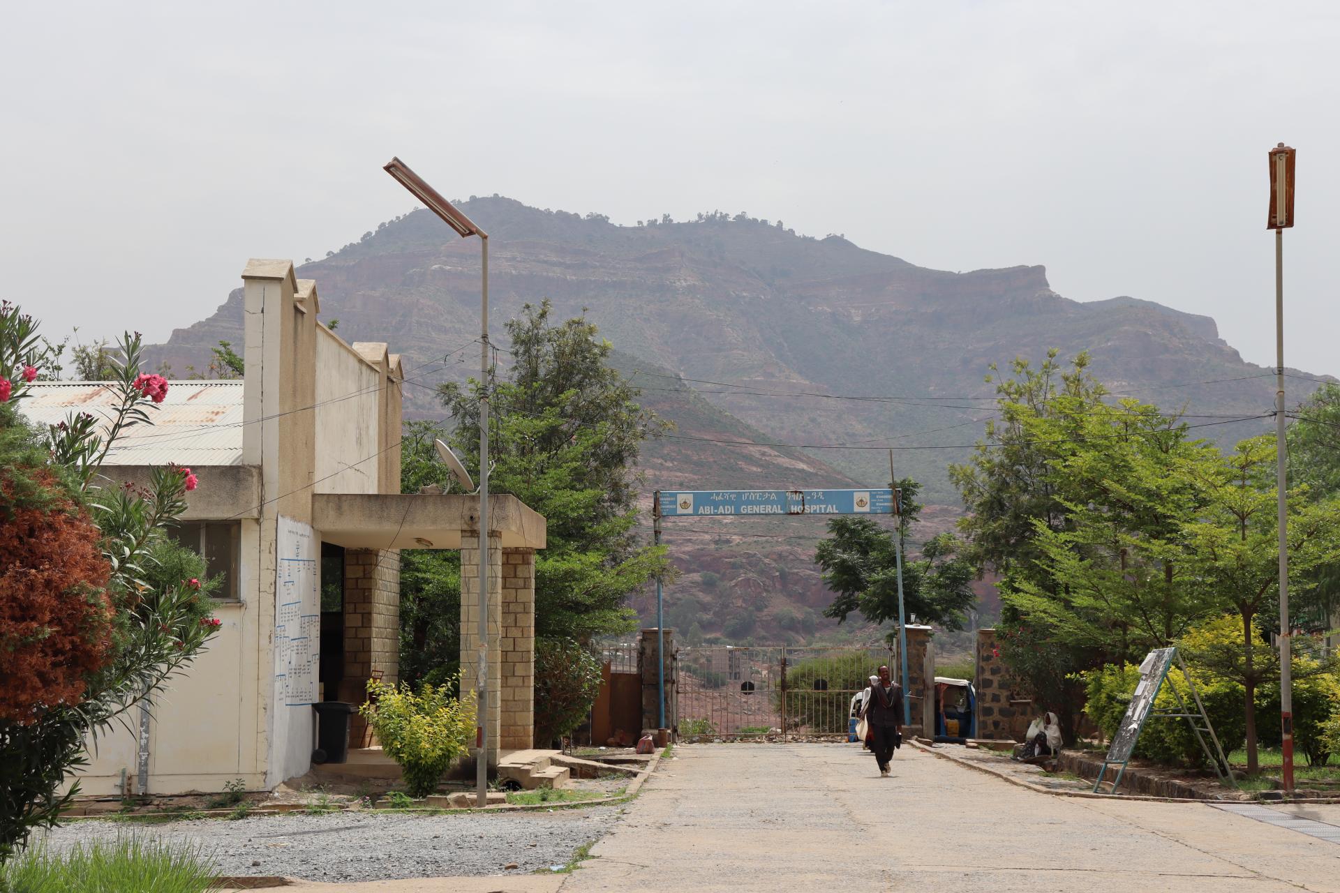 Abi-Adi General Hospital main gate