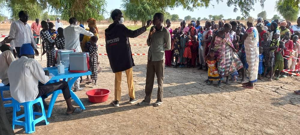 MSF carried out a cholera vaccination for populations in Mayom, reaching over 20,000 people