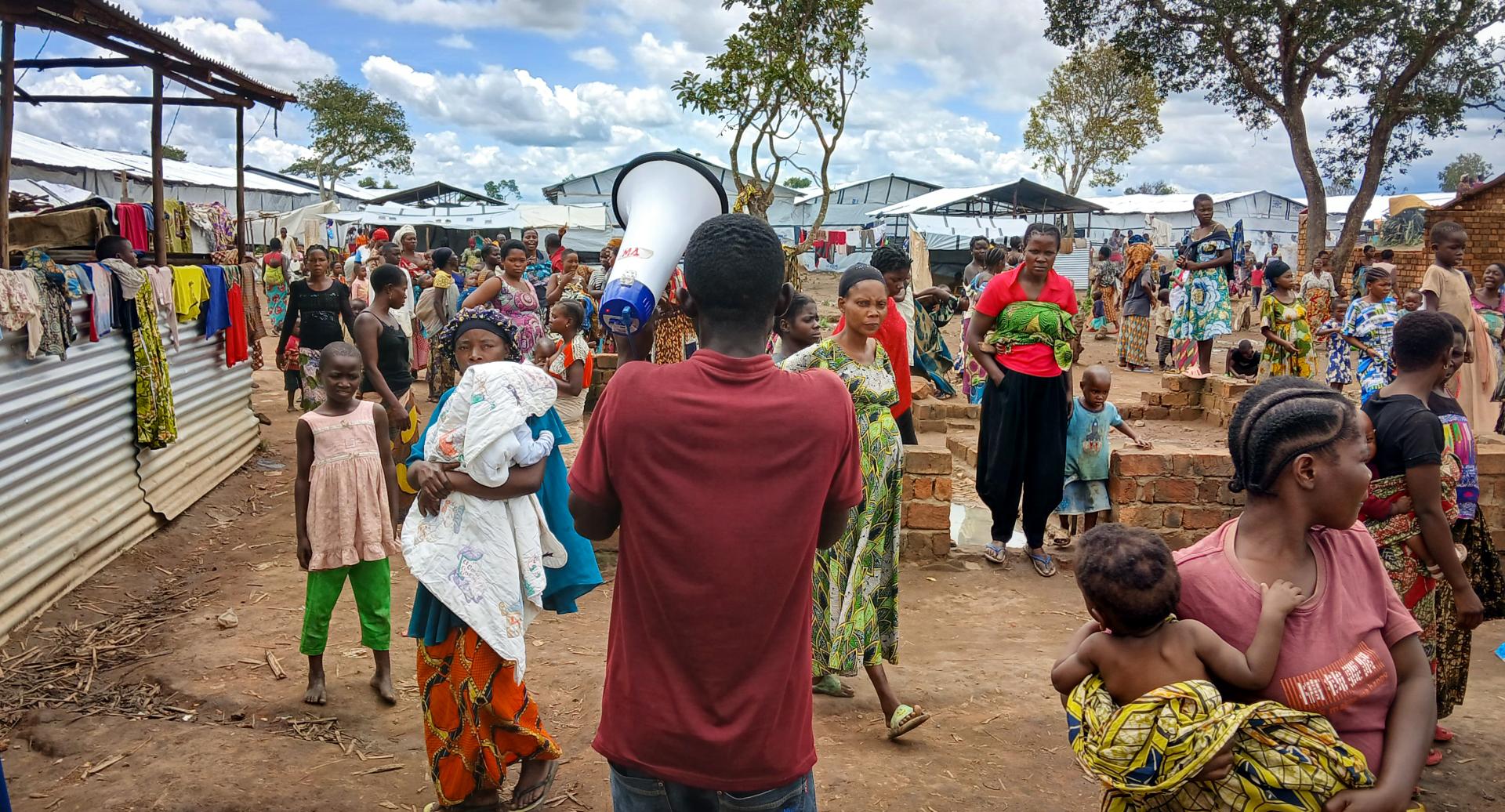 MSF supporting Congolese refugees in the Musenyi site
