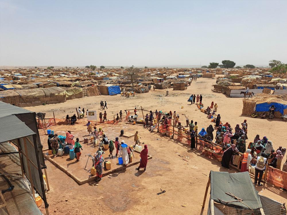 Watsan activities in Adré