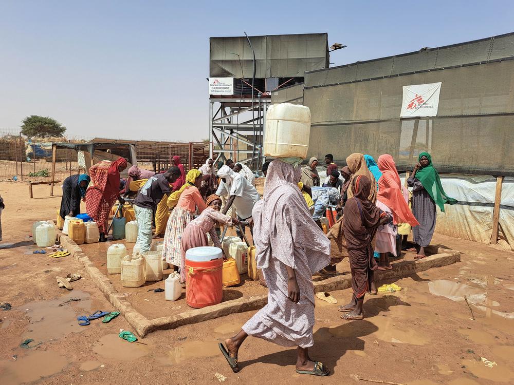 Watsan activities in Adré