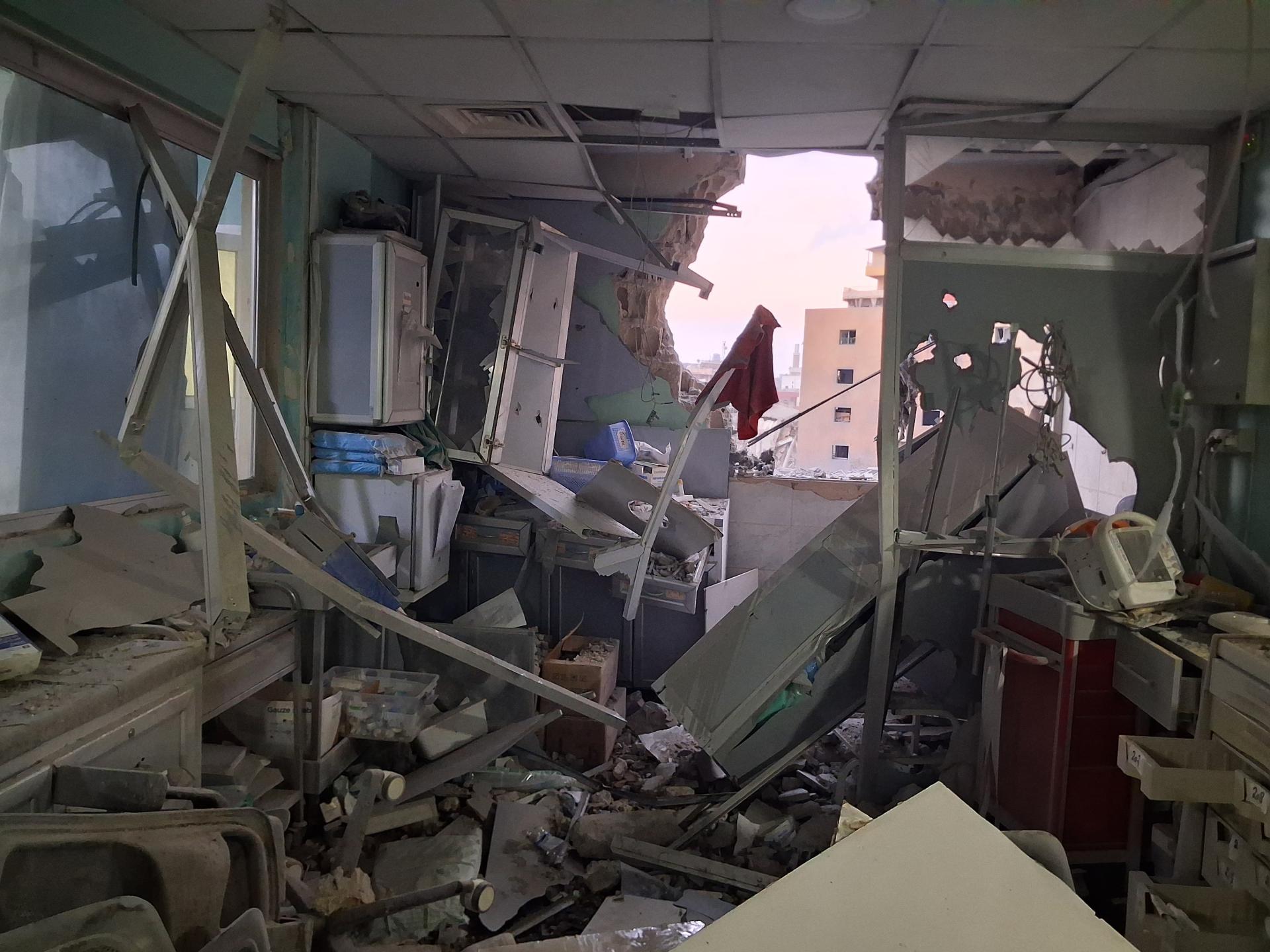 Attack on Tyre/Sour, Jabal Amel Hospital 