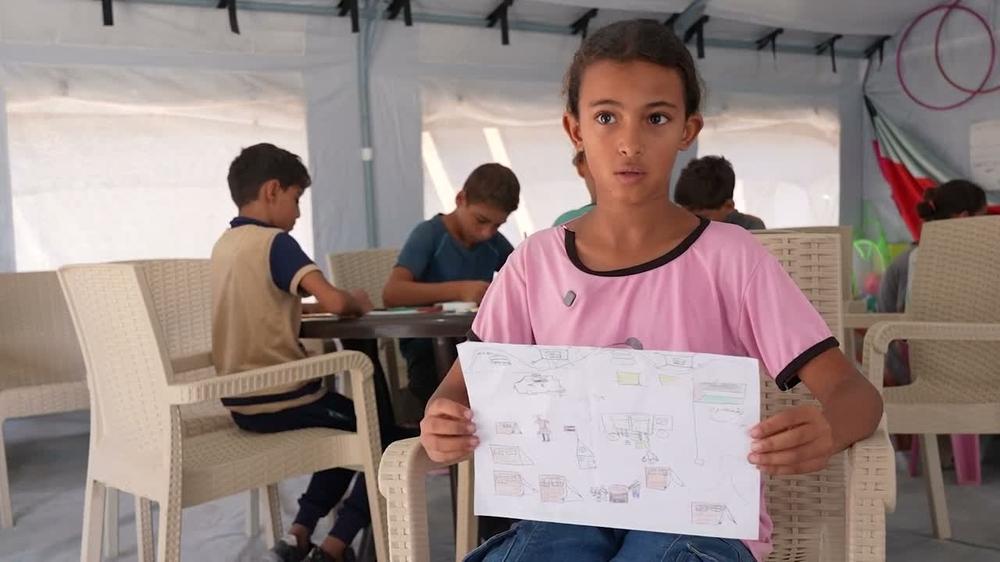 Drawing Gaza when your childhood has been shaped by the war