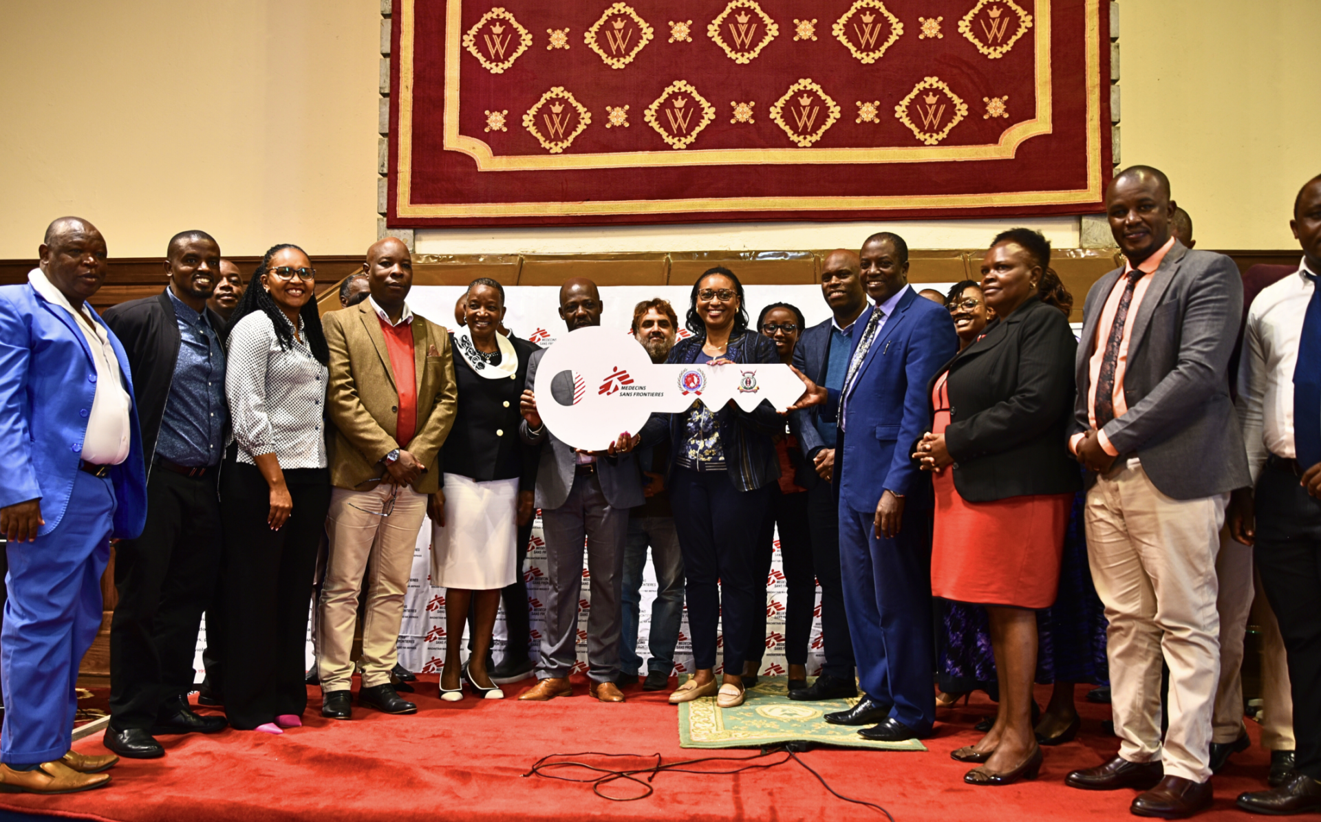 Official handover ceremony of three Medically Assisted Therapy (MAT) treatment facilities in Kiambu, Kenya to the Kiambu County Department of Health and Kenya Prison Services.