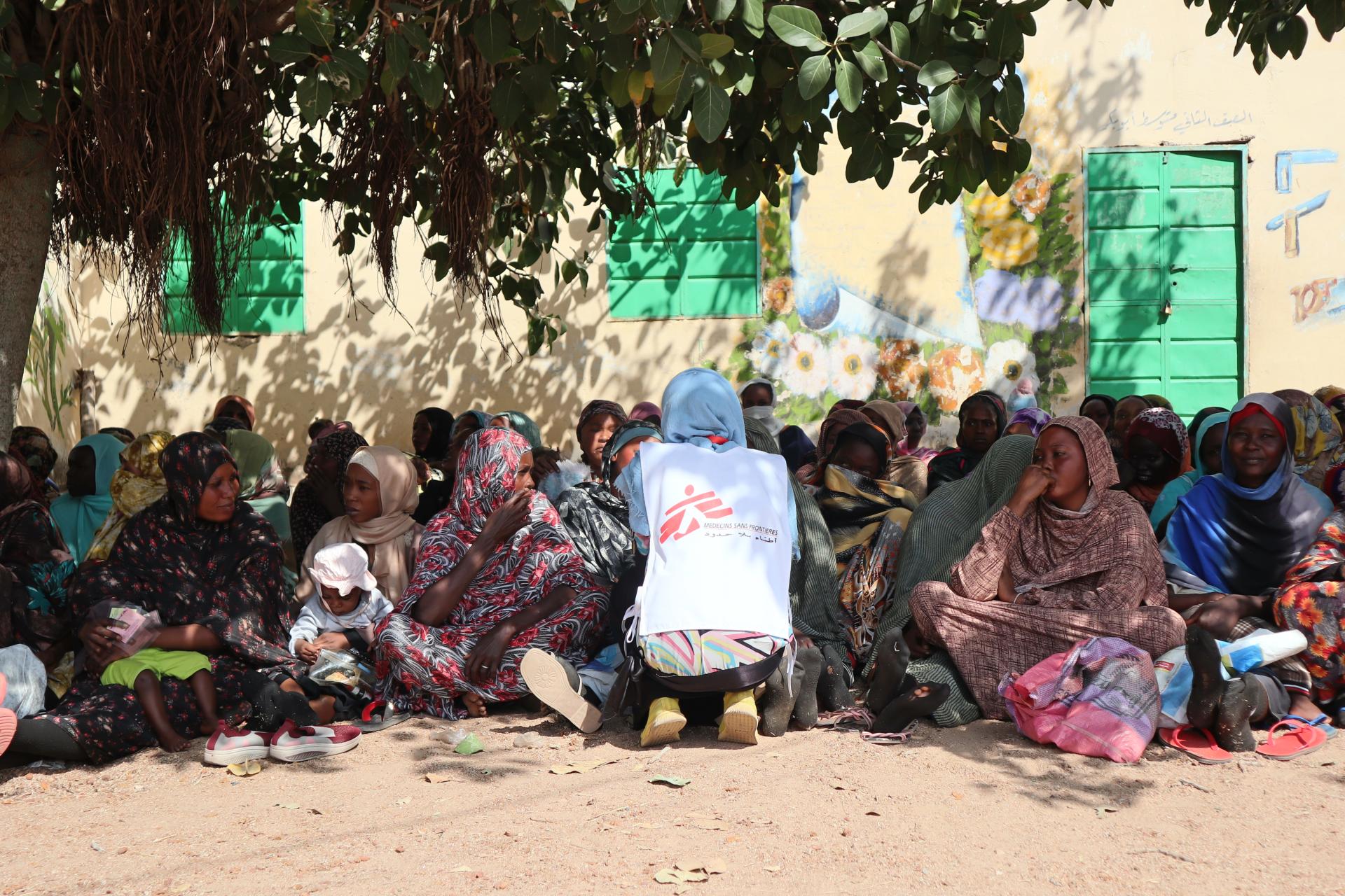 Food distribution in South Darfur