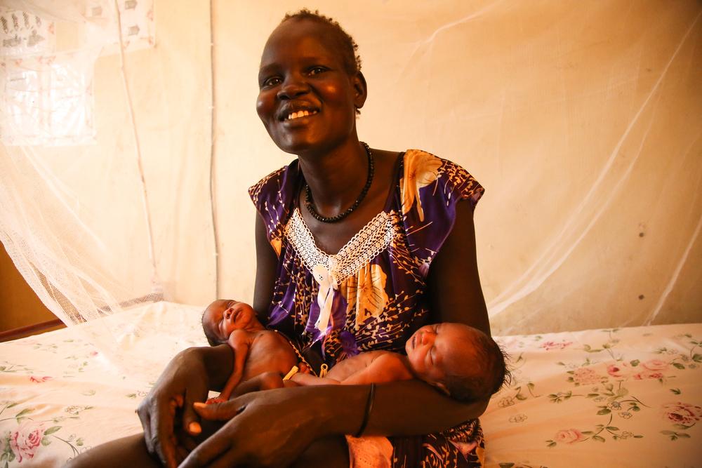 Yakong is a 36-year-old mother of seven. Her twins Both and Duoth – ‘first’ and ‘second’ in Nuer – were born in late March at MSF’s hospital in the town of Ulang, in northeastern South Sudan.