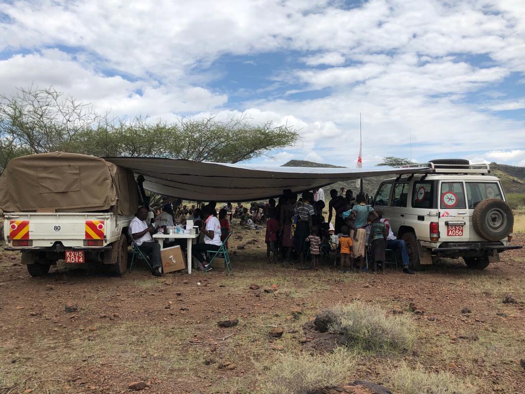MSF emergency team during the malaria intervention in Baringo county [ © Vincent Ndichu / MSF ] 