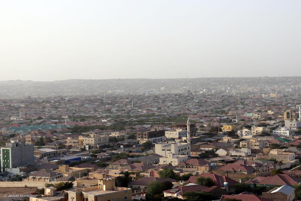 Hargeisa, Somaliland, hosts approximately 100,000 people displaced by conflicts and droughts in the 