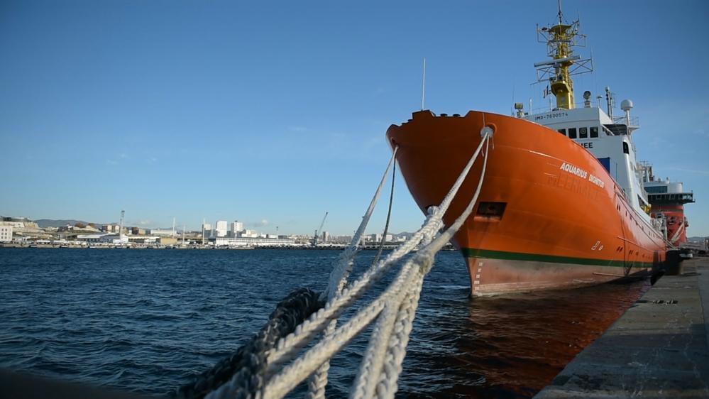 MSF & SOS Méditerranée have been forced to terminate operations by the search and rescue vessel Aquarius. [ © Ikram N'gadiI ]