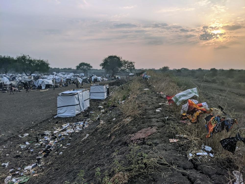 A view of the PoC site in Pibor © MSF