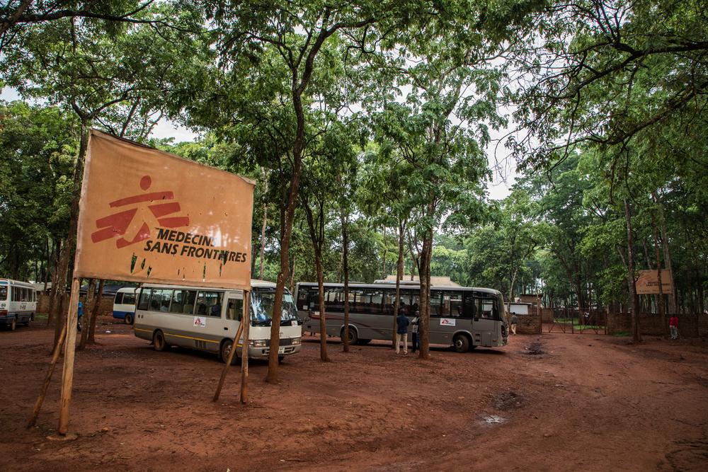 Entrance of MSF hospital in Nduta refugee camp