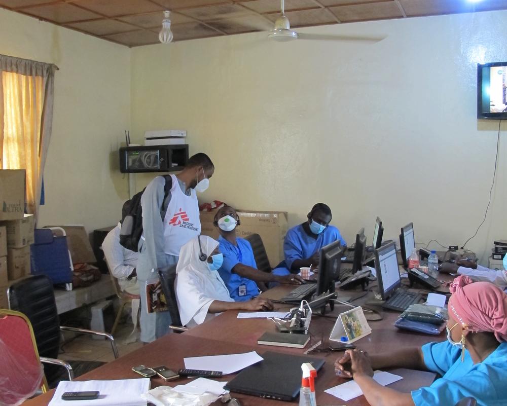 MSF is supporting the Ministry of Health through a call center and mobile teams in Niamey