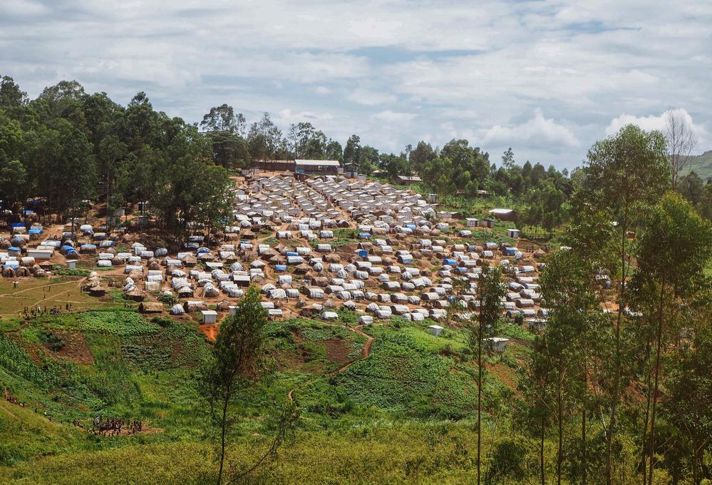 Internally displaced people's camp in the territory of Djugu in Ituri, DRC