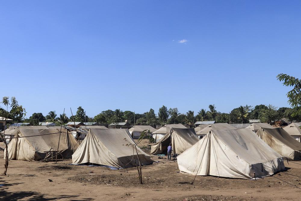 Internally Displaced Persons (IDP) camp in Metuge, Mozambique.