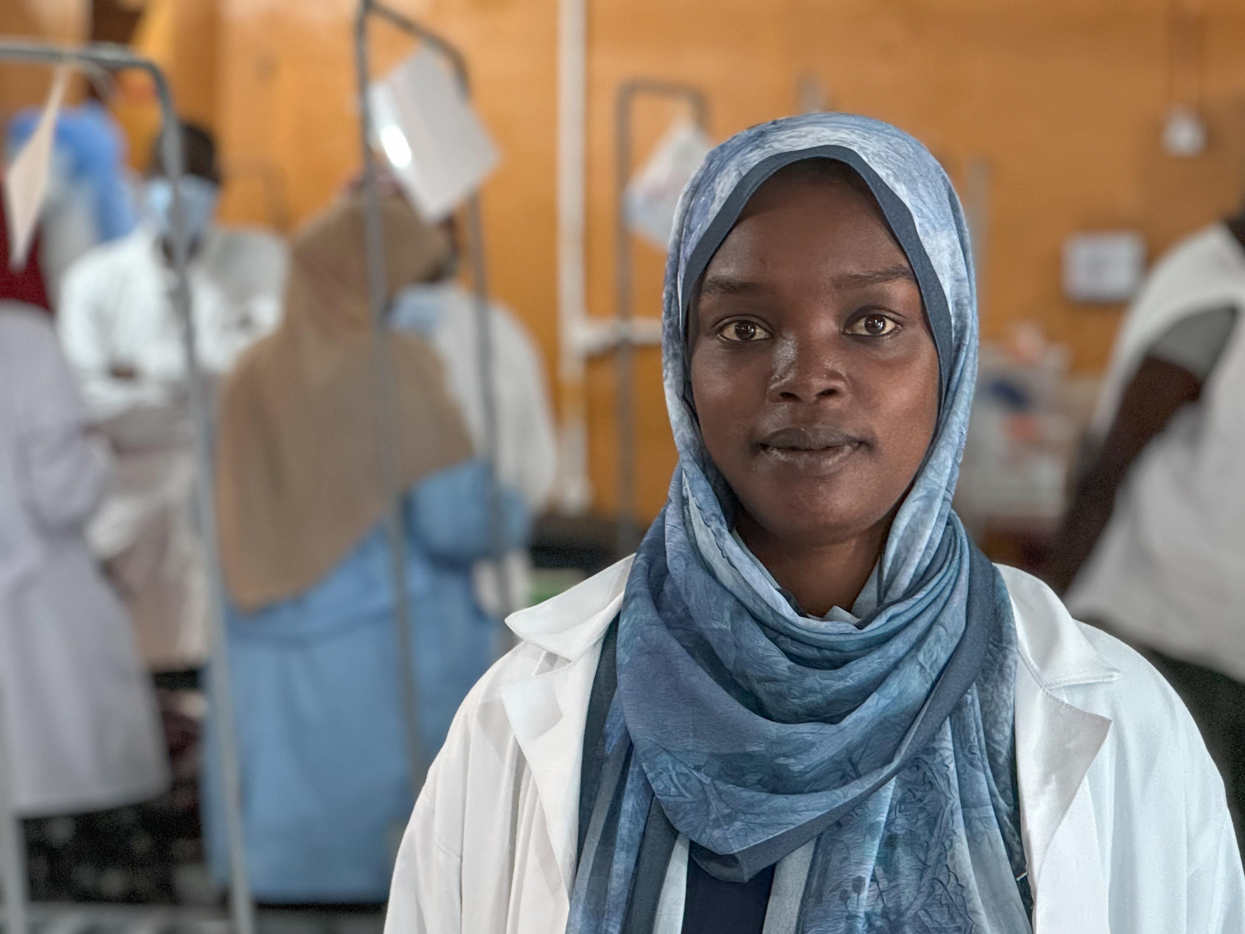 Asma Mohammed Abdalkriem, Nutrition Supervisor at El Geneina Teaching Hospital (MoH), explains the challenge of recurring malnutrition cases due to poverty and the inability of families to follow nutritional advice after discharge.