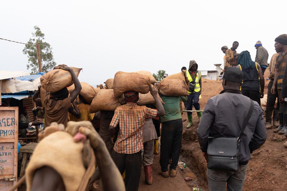 Makeshift shelters sprawl across Lomera, South Kivu, where a sudden gold rush has drawn thousands, overwhelming the village and contributing to a severe cholera outbreak.