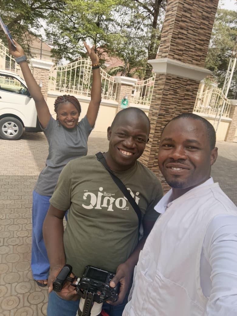  MSF Multimedia Officer Abba Adamu, MSF Multimedia Producer Eugene Osidiana, MSF Social Media Officer Lynda Ukeh