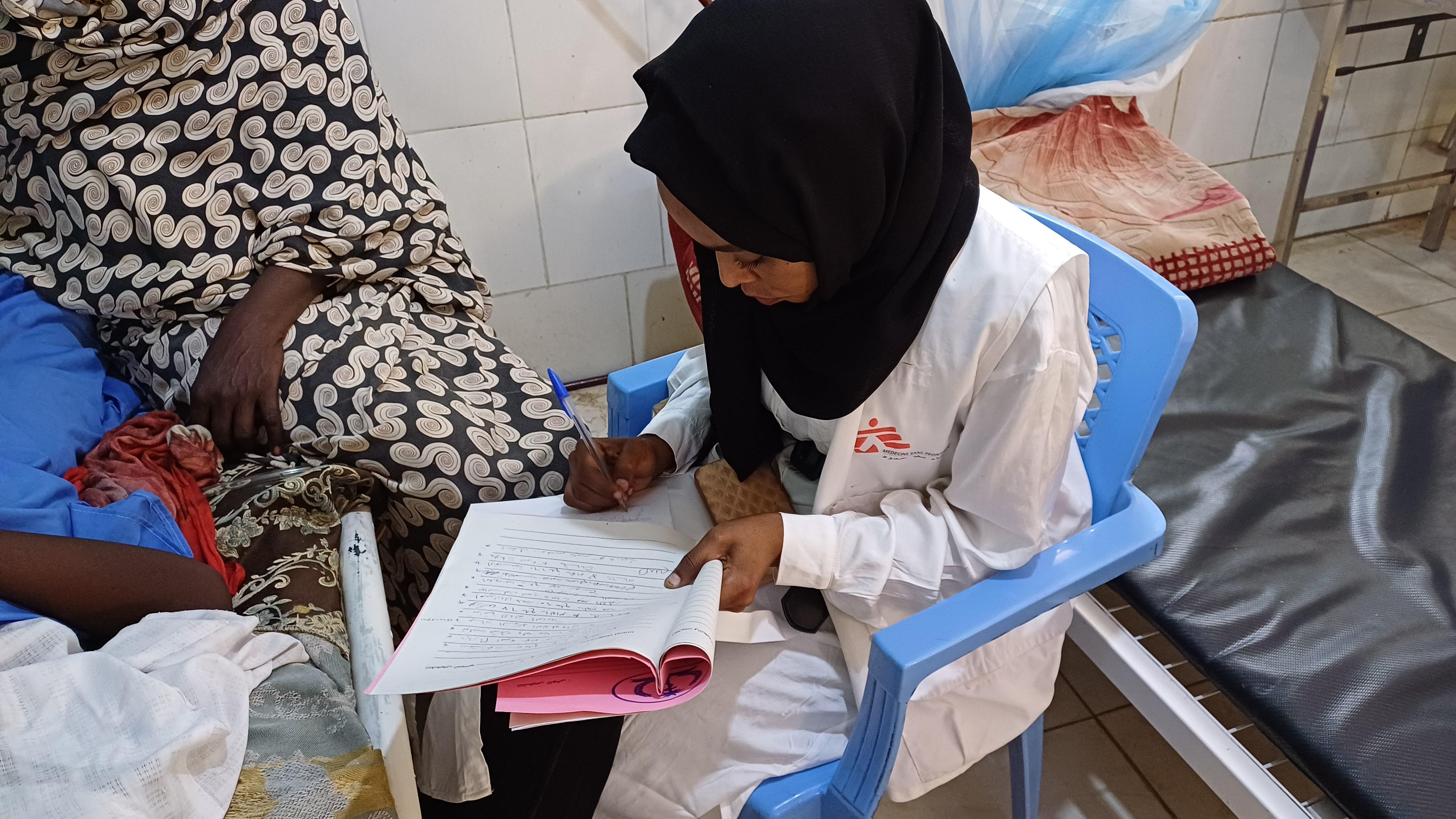 Hanan Ismail Othman, a medical doctor, working in the South Jebel Marra project at KAS Hospital, reflects on the psychological and emotional toll of the ongoing conflict in Sudan.