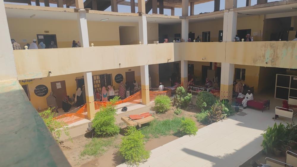 View of El Fasher hospital, Sudan - July 2023