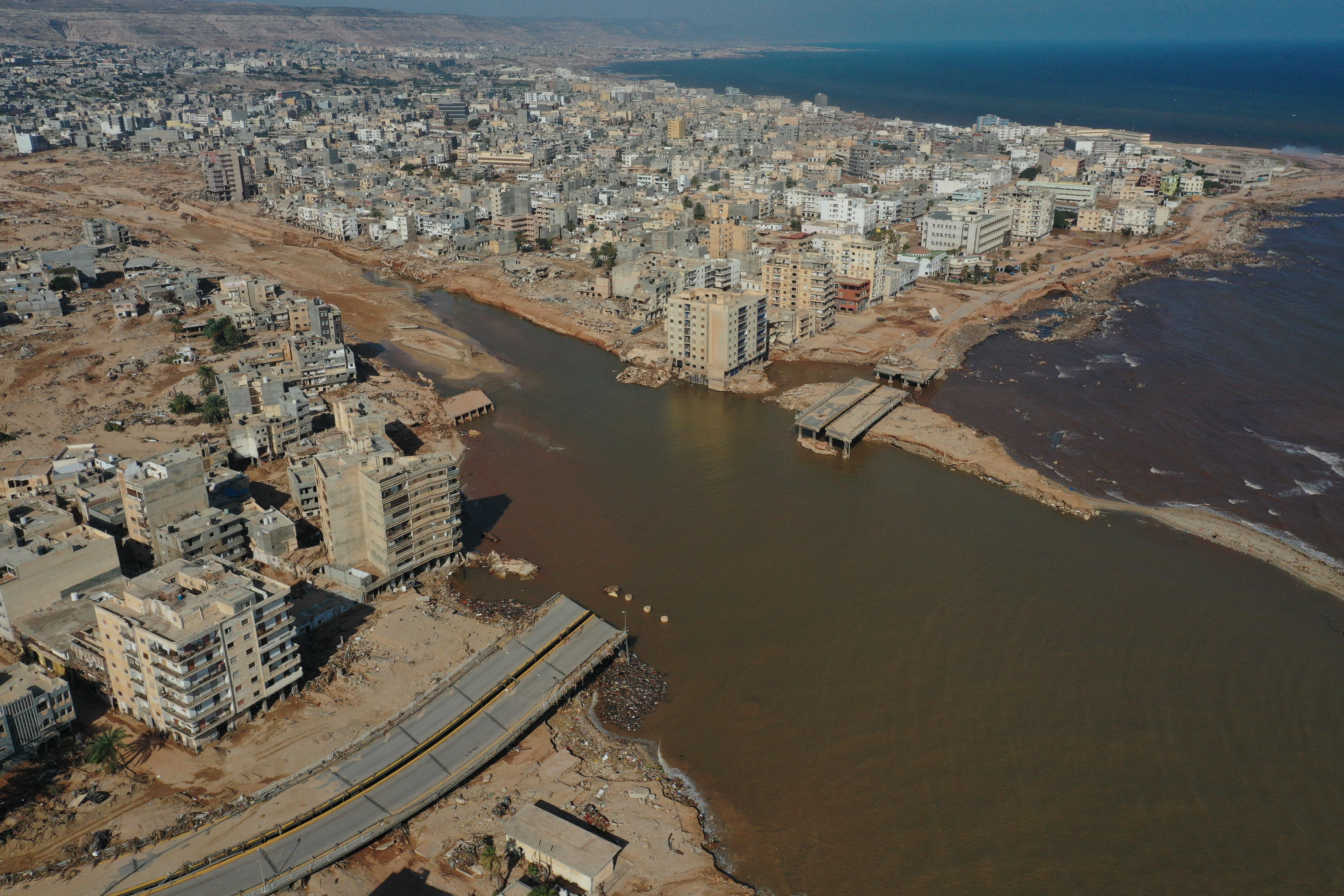 Aftermath of deadly floods in Libya