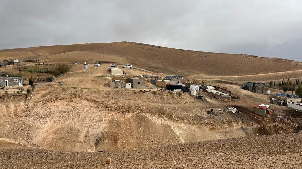 MSF mobile clinic set up in a small village of Umm Qussa, Masafer Yatta, West Bank, Occupied Palestinian Territories.