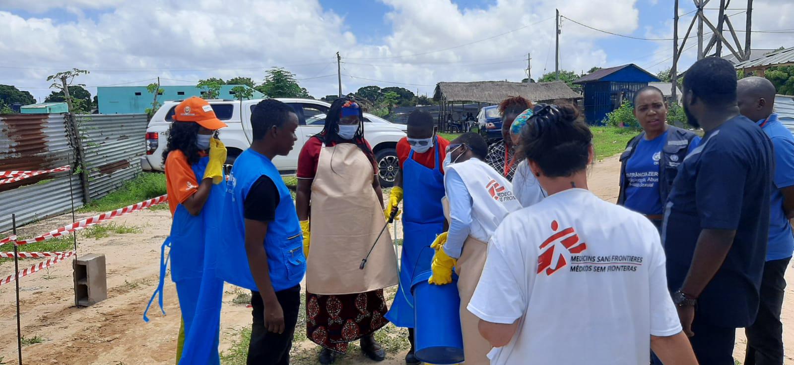 Cholera training in Nampula, Mozambique