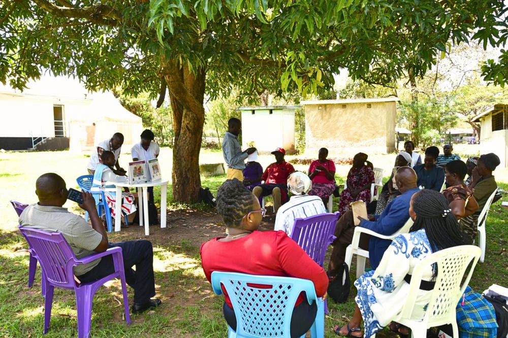  Patients form a group under the differentiated service delivery model in Homabay county