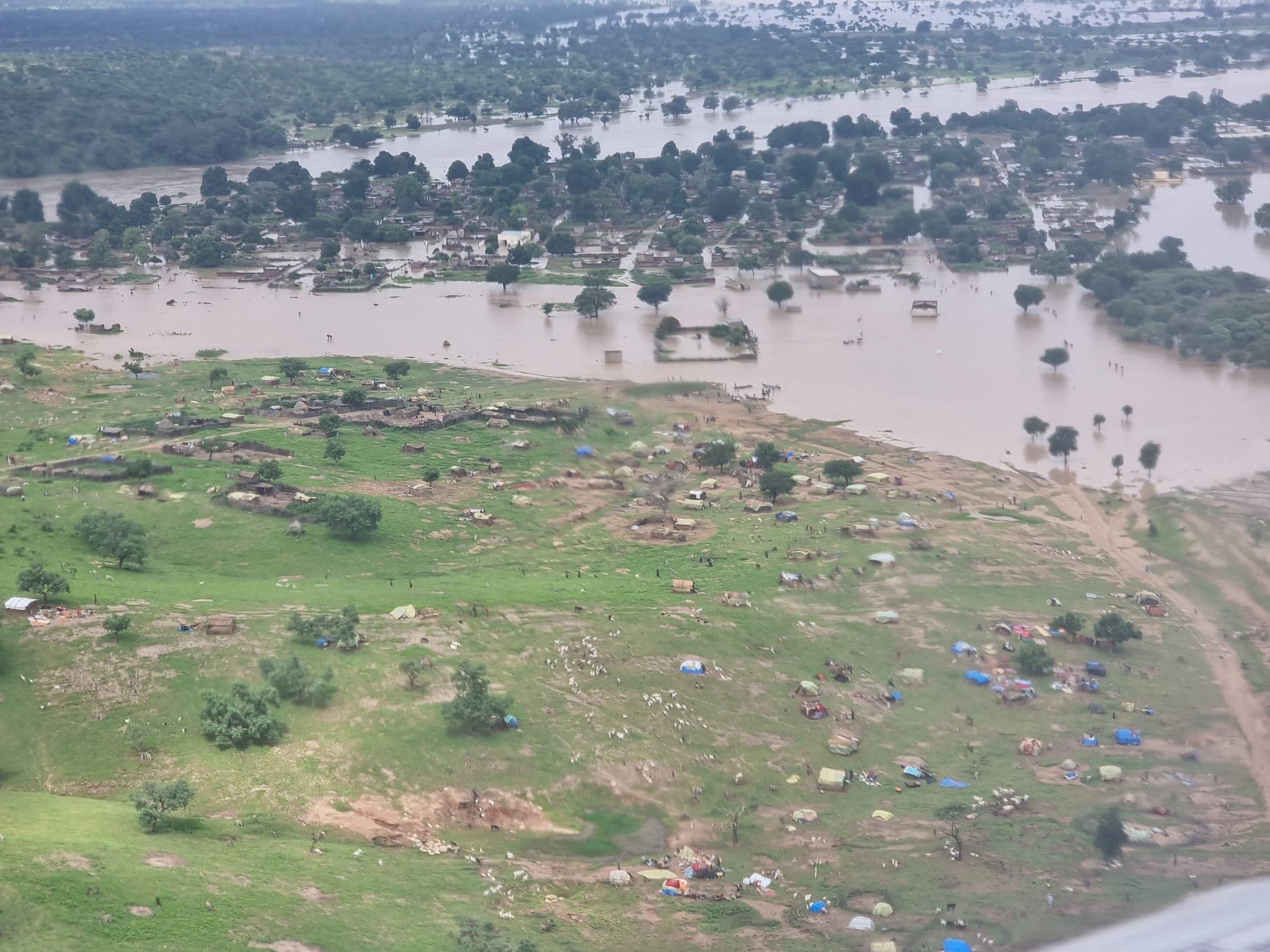 Massive flooding in eastern Chad