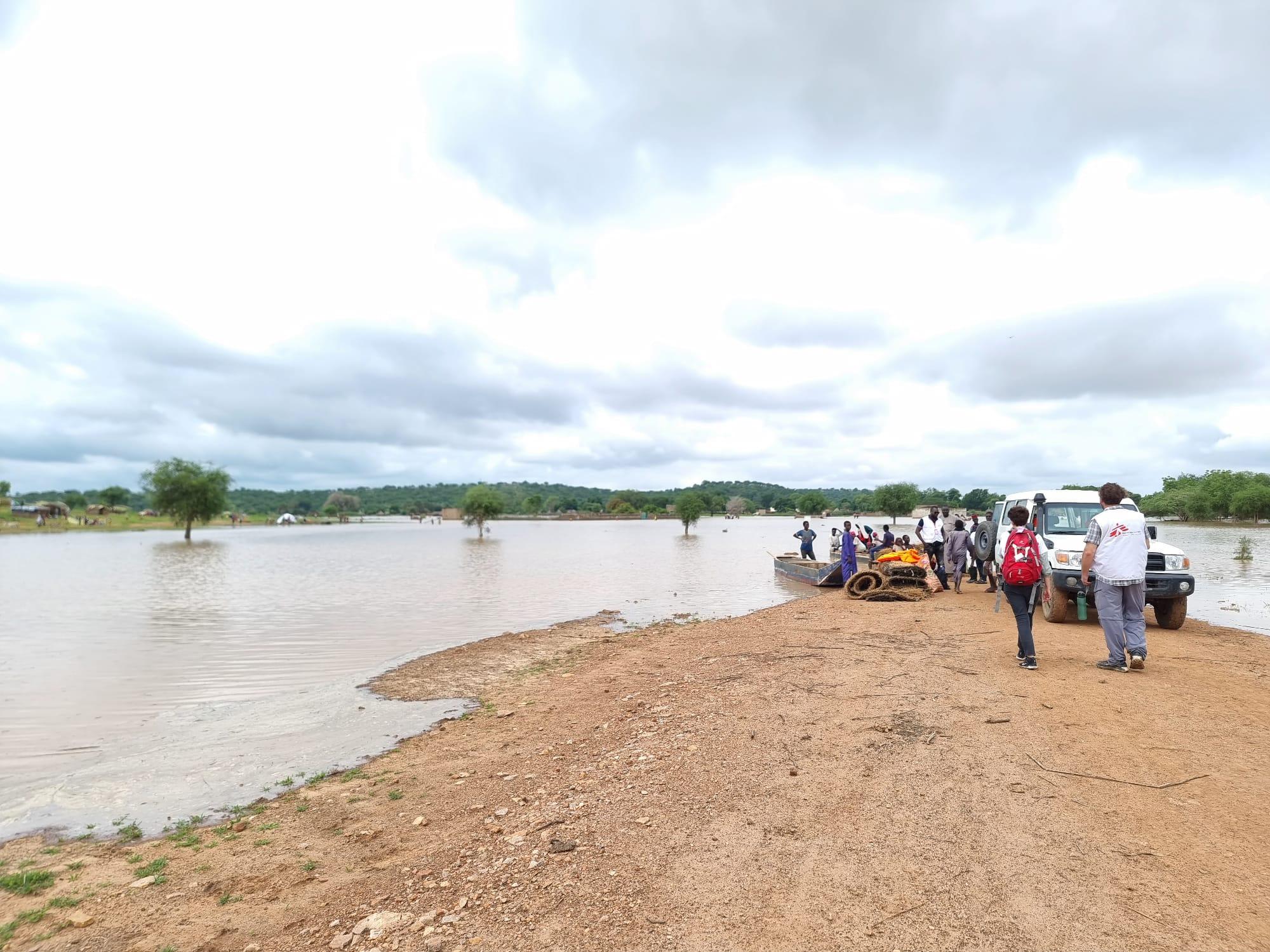 Massive flooding in eastern Chad