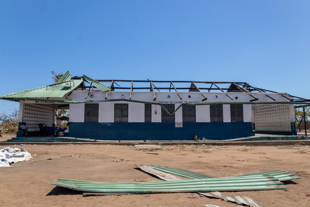 Natuco health centre, damaged after Cyclone Chido - Mozambique