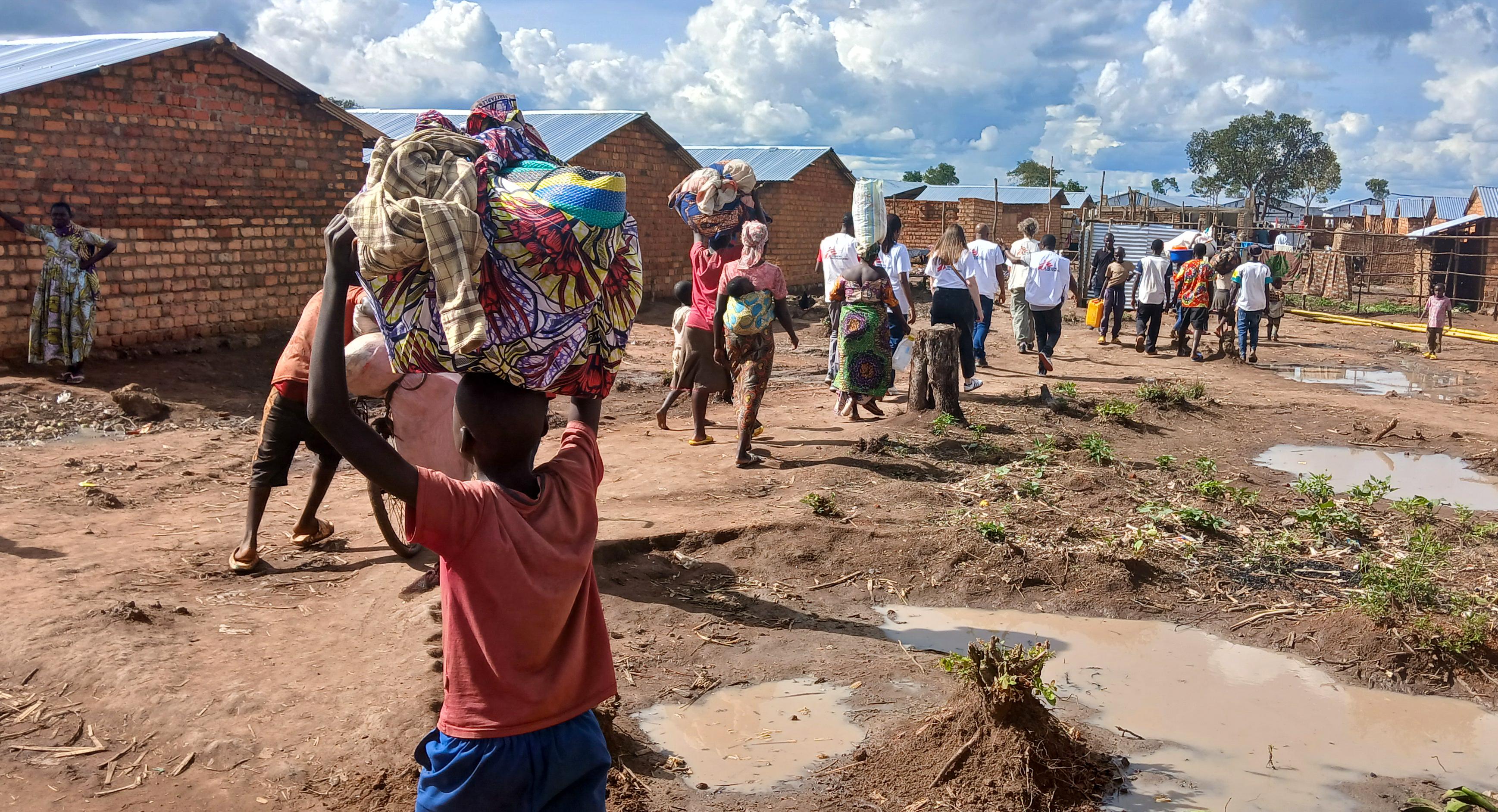 MSF supporting Congolese refugees in the Musenyi site
