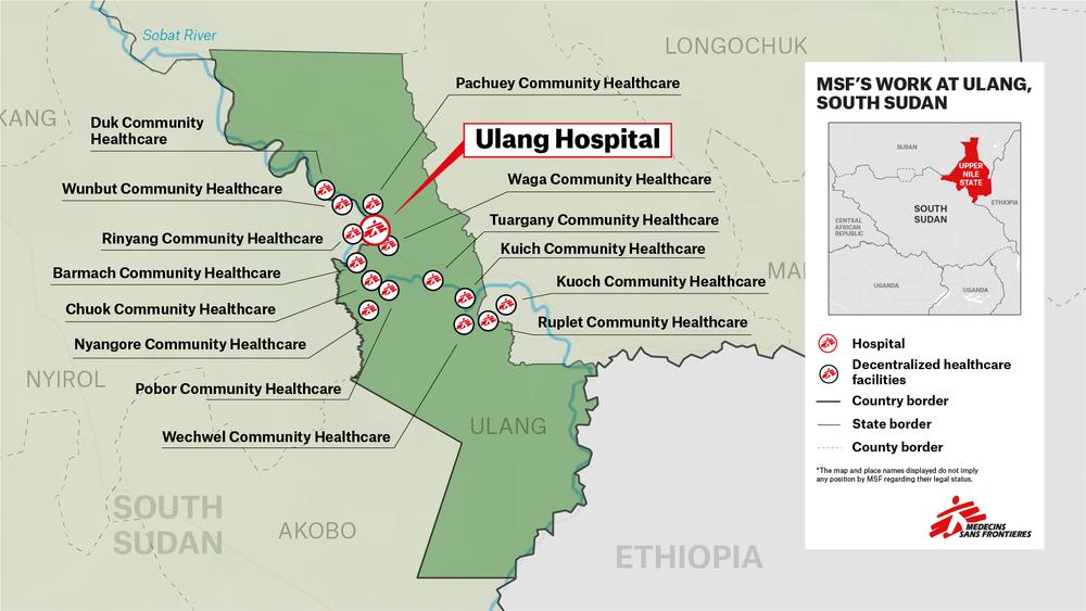 MSF's work at Ulang in South Sudan