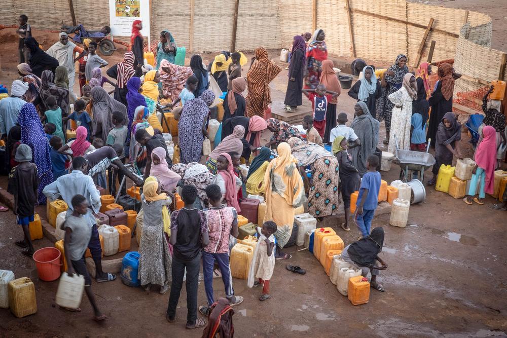 Watsan activities in Adré