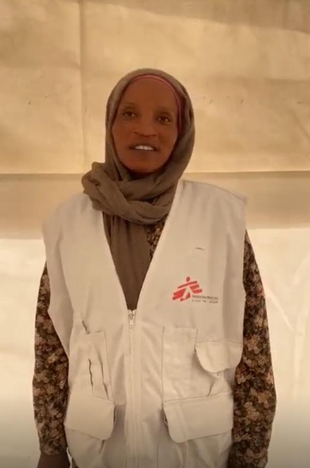Hanan, community mental health worker in Tawila