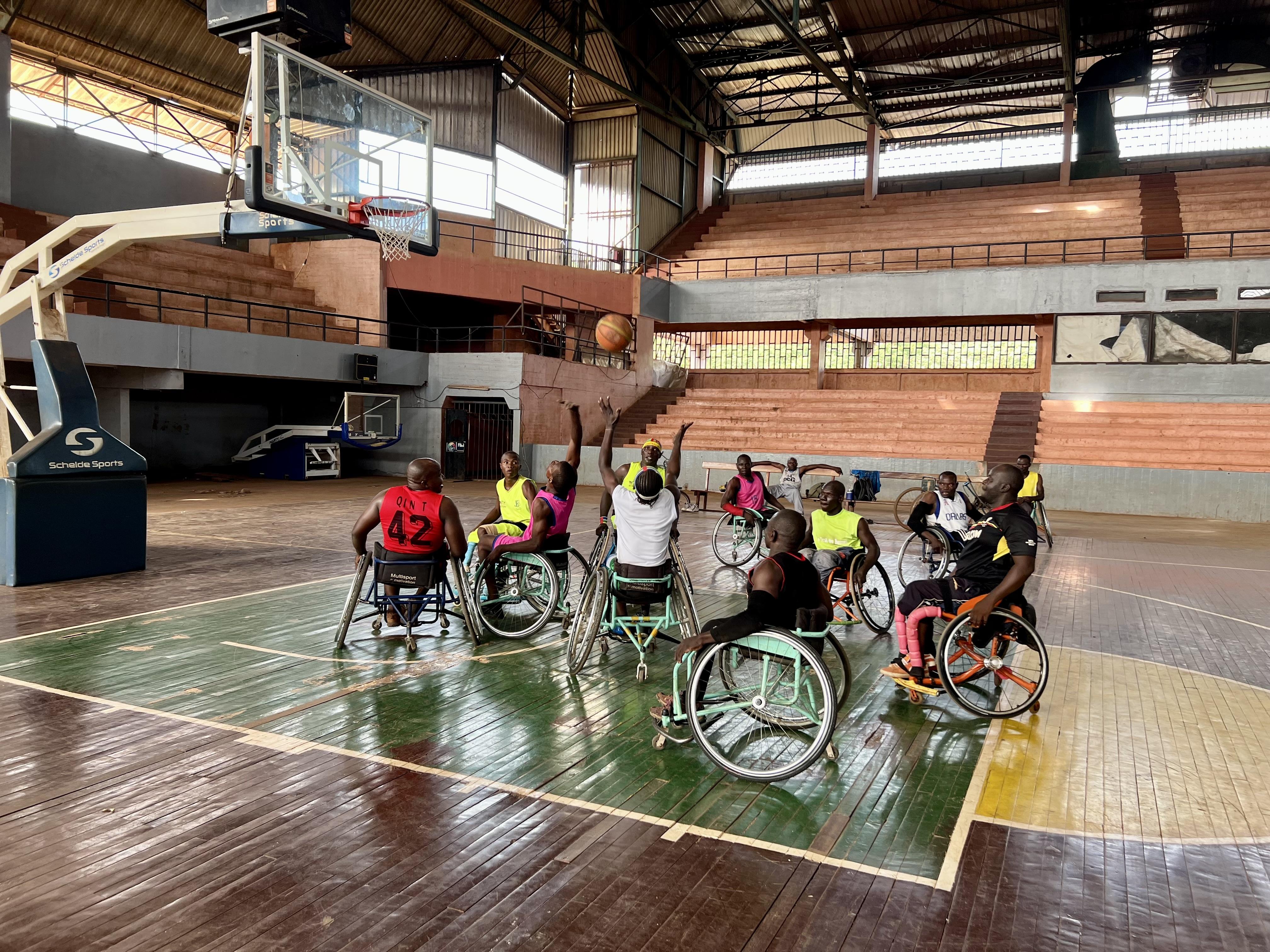 Bienvenue's story as a disabled basketball player