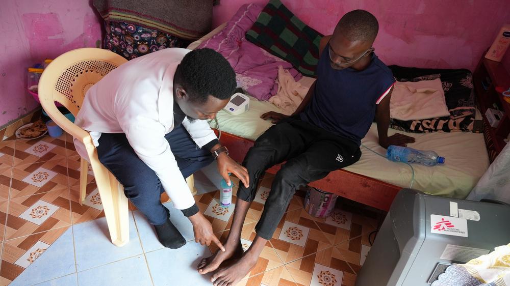 Victor Oriema, MSF supported MOH palliative care nurse reviews Brian Newton Otieno