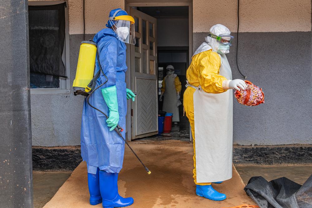 Ebola treatment center in Kitatumba