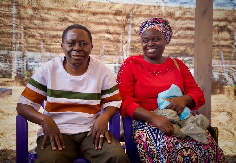 Victoire, survivor of the virus Ebola, as he is about to leave Kitatumba's ETC, where he spent 23 days. He thinks he got ebola while working as a nurse in another hospital, as he took care of a patient who was afterwards declared positive to the Ebola virus.