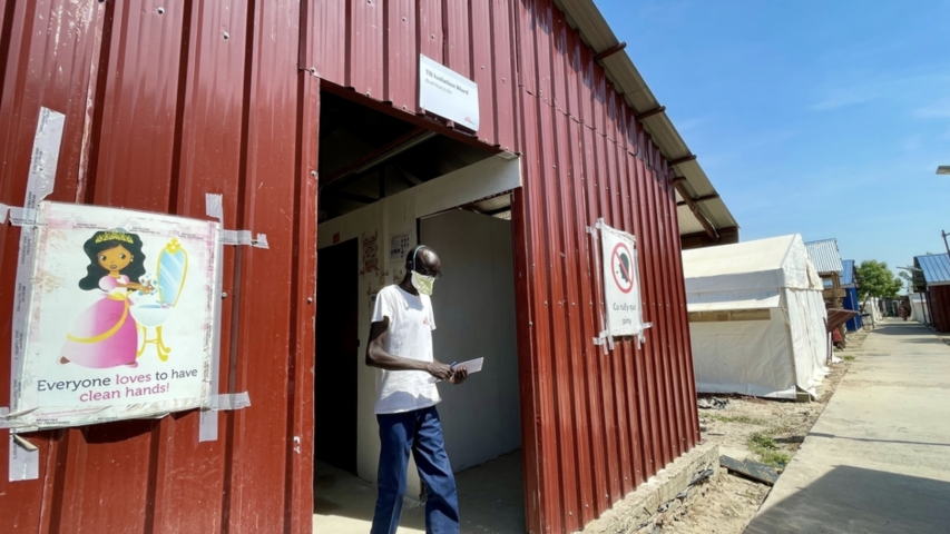 View of the TB isolation ward inside MSF hospital in Leer. Leer, Unity State, South Sudan. May 2024